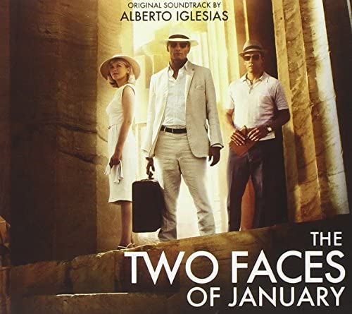 Album cover featuring three people in light-colored summer attire standing among stone columns.