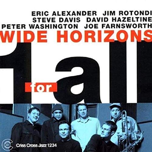 CD cover for “One for All - Wide Horizons” featuring jazz musicians.