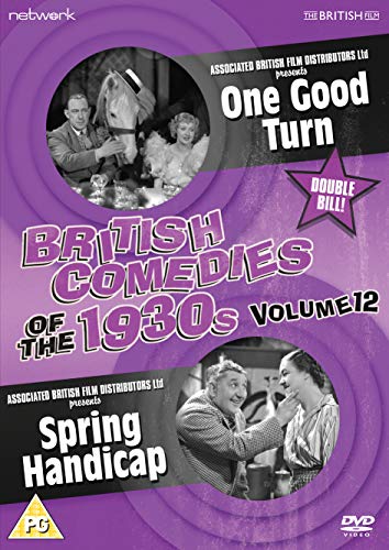 DVD cover for “British Comedies of the 1930s Vol. 12” featuring film stills.