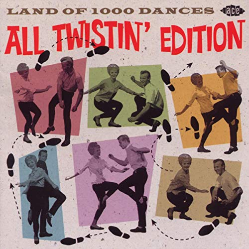 CD cover: dancers in mid-twist with scattered shoe prints.