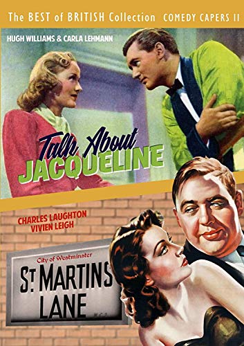 DVD cover featuring film stills of couples, text “Talk About Jacqueline” and “St. Martins Lane”.