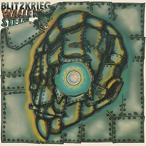 Wallenstein “Blitzkrieg” vinyl album cover: robotic hand with glowing eye.
