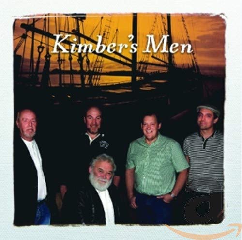 CD cover featuring a band and a silhouetted sailing ship at sunset.