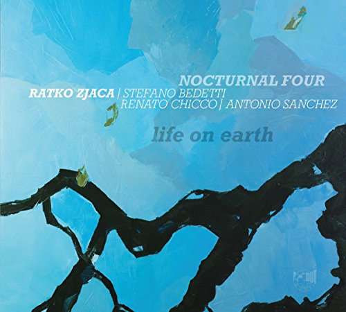 CD cover for "Life On Earth" featuring blue sky and dark branches.