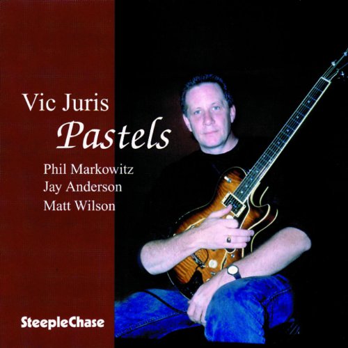 CD cover featuring guitarist Vic Juris with his instrument.