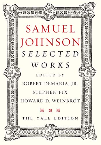 Samuel Johnson: The Yale Anthology of His Prose and Poetry