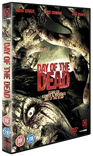 DVD cover for "Day of the Dead" featuring zombie imagery and title.