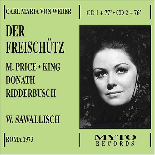 CD cover for "Der Freischütz" featuring a portrait of a woman.