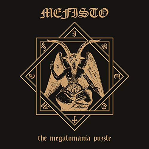 CD cover for Mefisto’s “The Megalomania Puzzle” featuring a horned figure.