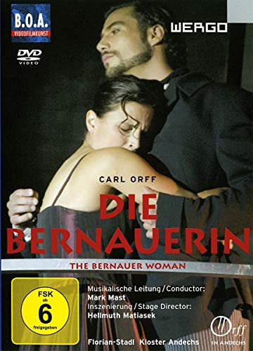 DVD cover featuring a couple embracing, titled "Bernauer Woman.
