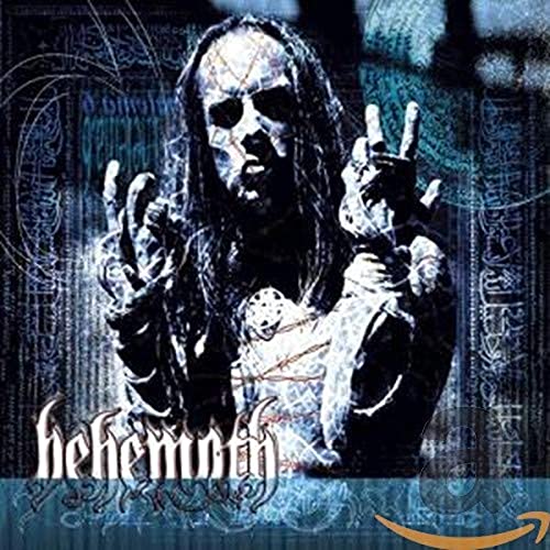 CD cover for Behemoth’s “Thelema 6” featuring a distorted, pale face.