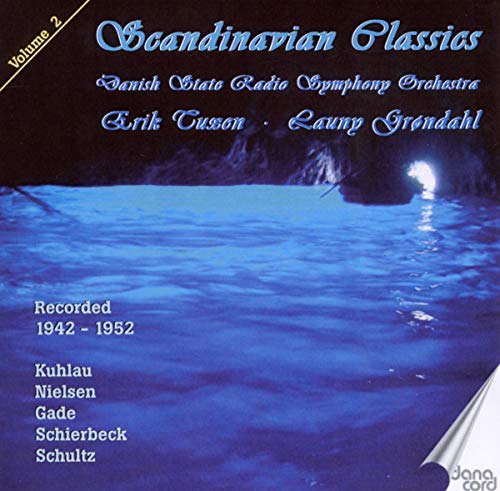 CD cover for Scandinavian Classics, featuring a blue seascape and text.