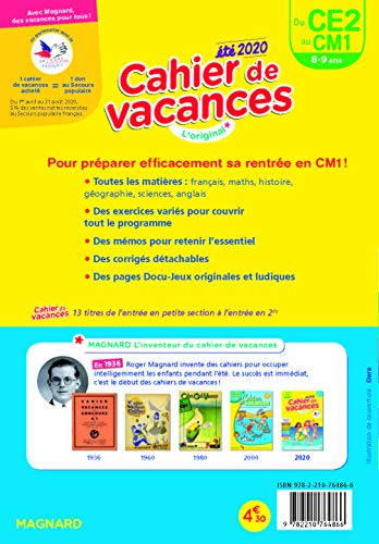 Maguy Bilheran - Cahier de vacances 2020, du CE2 vers le CM1