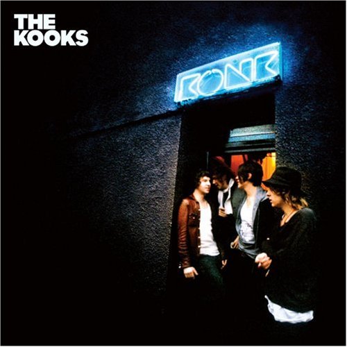 The Kooks' "Konk" album cover: band in front of a neon sign.
