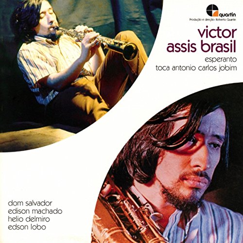 CD cover: Victor Assis Brasil playing flute, portrait, text details.