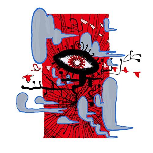 CD cover art: abstract red and grey design with a central eye.