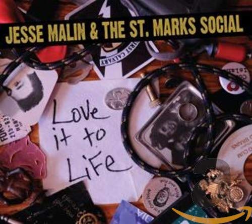 CD cover for Jesse Malin & St Marks Social’s “Love It To Life.”