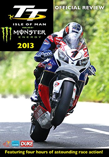 DVD cover for 2013 Isle of Man TT race, featuring a motorcycle rider.