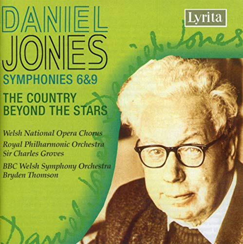 CD cover featuring portrait of composer Daniel Jones in glasses.