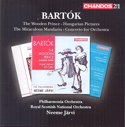 CD cover for Bartók orchestral works conducted by Neeme Järvi.