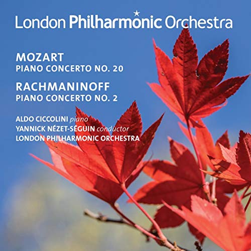 CD cover featuring bright red maple leaves against a clear blue sky with text.