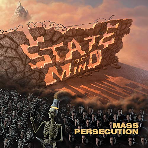 Album cover: "State Of Mind - Mass Persecution" with dystopian imagery.