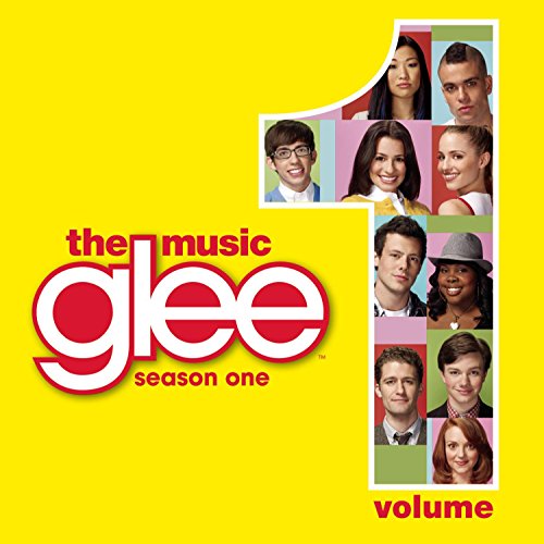 Glee Season One soundtrack album cover featuring cast member portraits.
