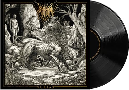 Vinyl record of Thron - Vurias, featuring detailed fantasy artwork.