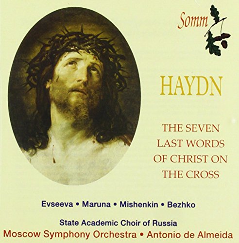 CD cover: portrait of Jesus with crown of thorns, text "HAYDN" and "The Seven Last Words".