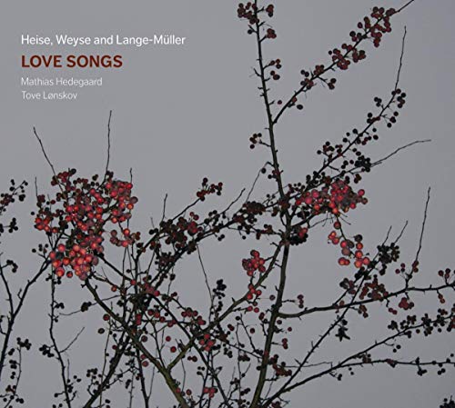 CD cover for "Love Songs" featuring branches with red berries.