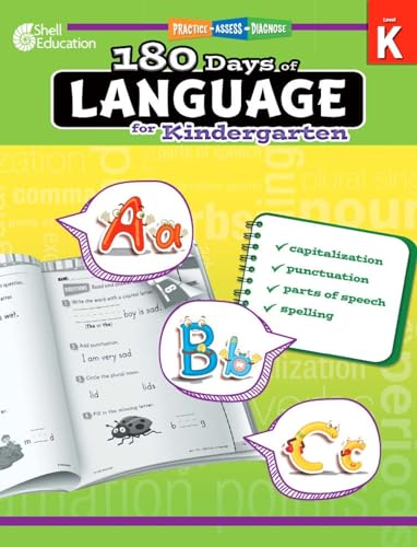 180 Days™: Language for Kindergarten : Practice, Assess, Diagnose
