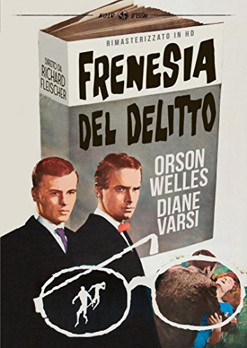 DVD cover for “Frenesia Del Delitto” featuring Orson Welles and Diane Varsi.
