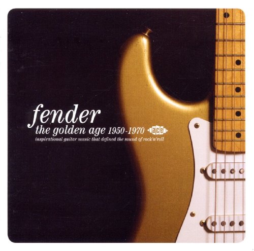 CD cover for "Fender - The Golden Age 1946-1970" featuring a guitar.