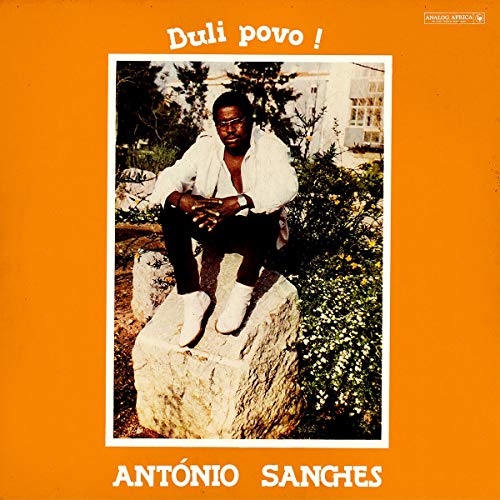 Record cover featuring a man sitting on a rock in front of greenery.