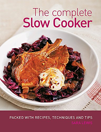 Cookbook cover featuring braised pork chop with red cabbage and cream.