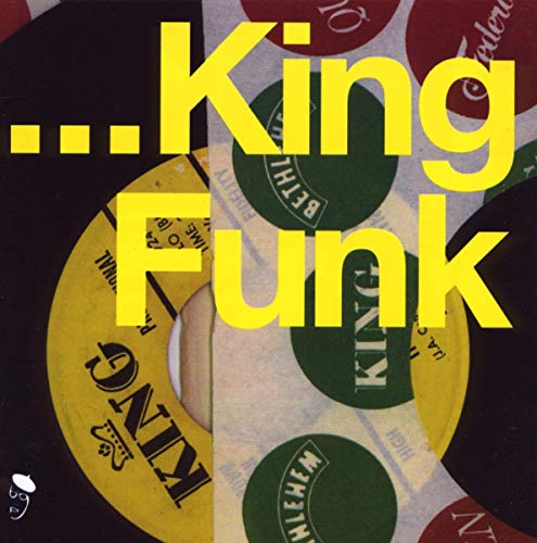 CD cover for “King Funk” with bold yellow text and circular designs.