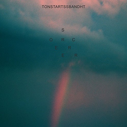 CD cover for Tonstartssbandht’s “Sorcerer” with teal and pink gradients.