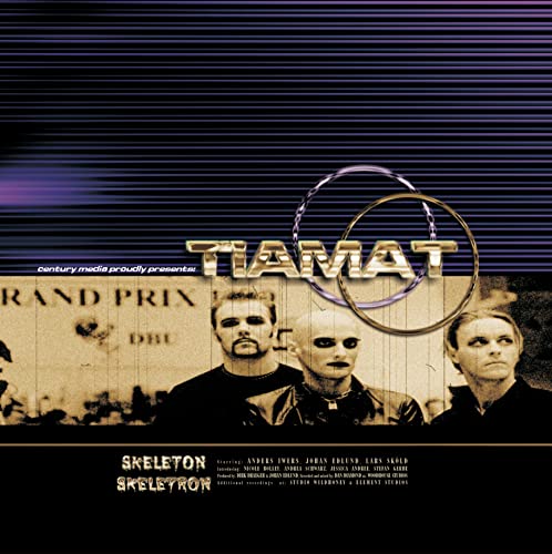 Tiamat album cover: three figures with skeletal makeup and band logo.