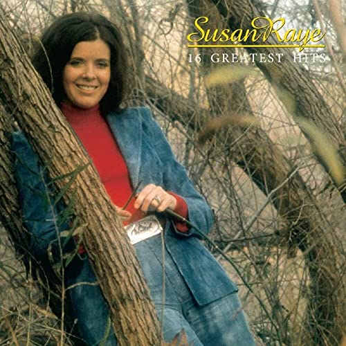 Susan Raye album cover featuring the singer leaning against a tree.