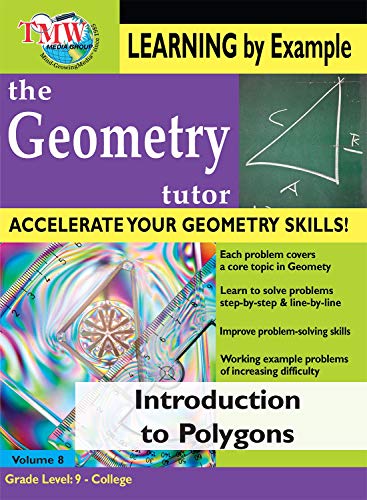 DVD cover for "Geometry Tutor" with geometric shapes and text.