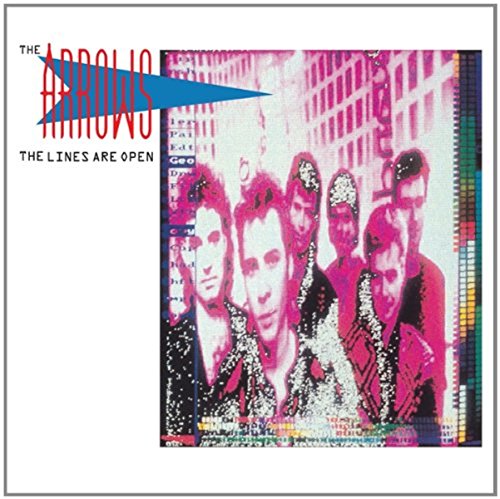 CD cover for The Arrows’ “The Lines Are Open” featuring a band portrait.