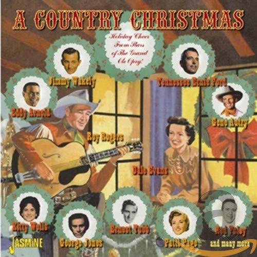 CD cover featuring portraits of country music artists in wreaths.