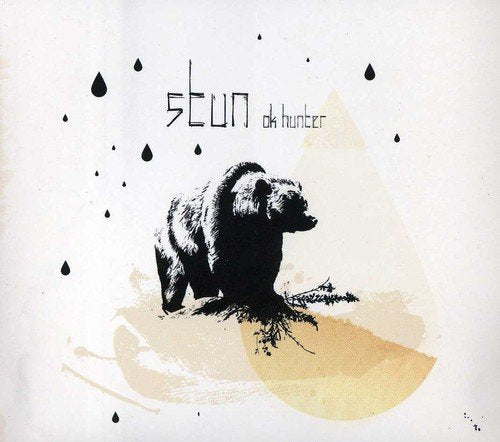 CD cover: black bear silhouette with yellow and black splatter design.