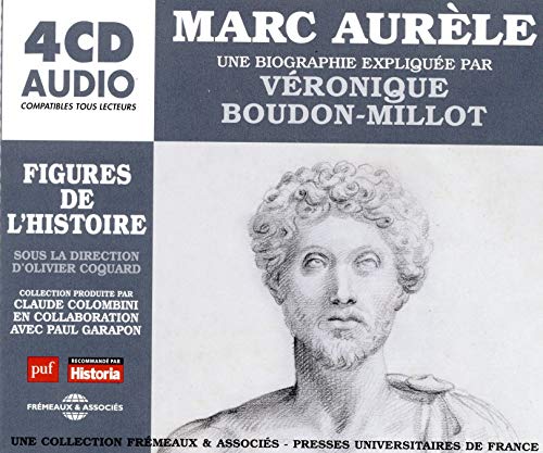 4CD audio pack featuring a portrait of Roman Emperor Marcus Aurelius.