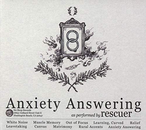 CD cover for "Anxiety Answering" with ornate illustration and text.