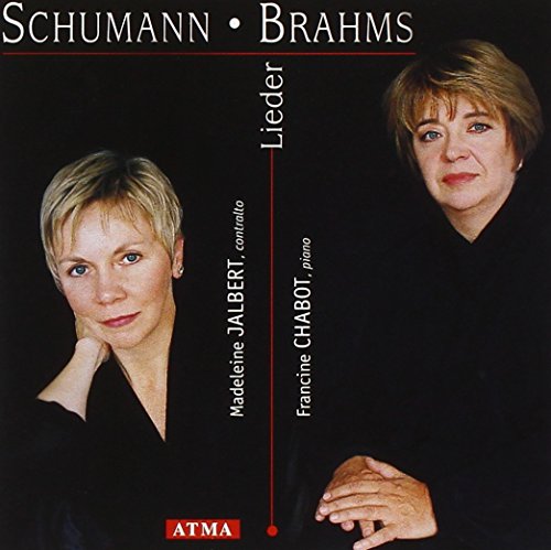 CD cover featuring portraits of two women, Jalbert and Chabot, with text.
