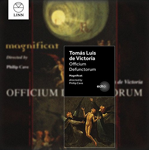 CD cover for Magnificat’s “Officium Defunctorum” by Victoria, with religious art.