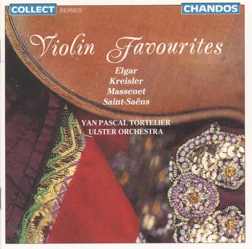 CD cover for "Violin Favourites" featuring musical composers and performers.