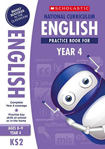 English practice book for ages 8-9 (Year 4). Boost success with complete national curriculum coverage (100 Practice Activities)