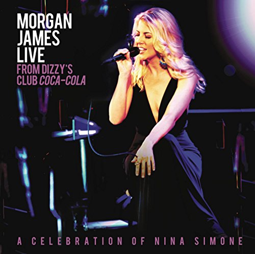 Morgan James album cover, live performance, blonde singer with microphone.